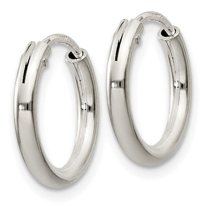 Sterlingsilber 2mm Creolen