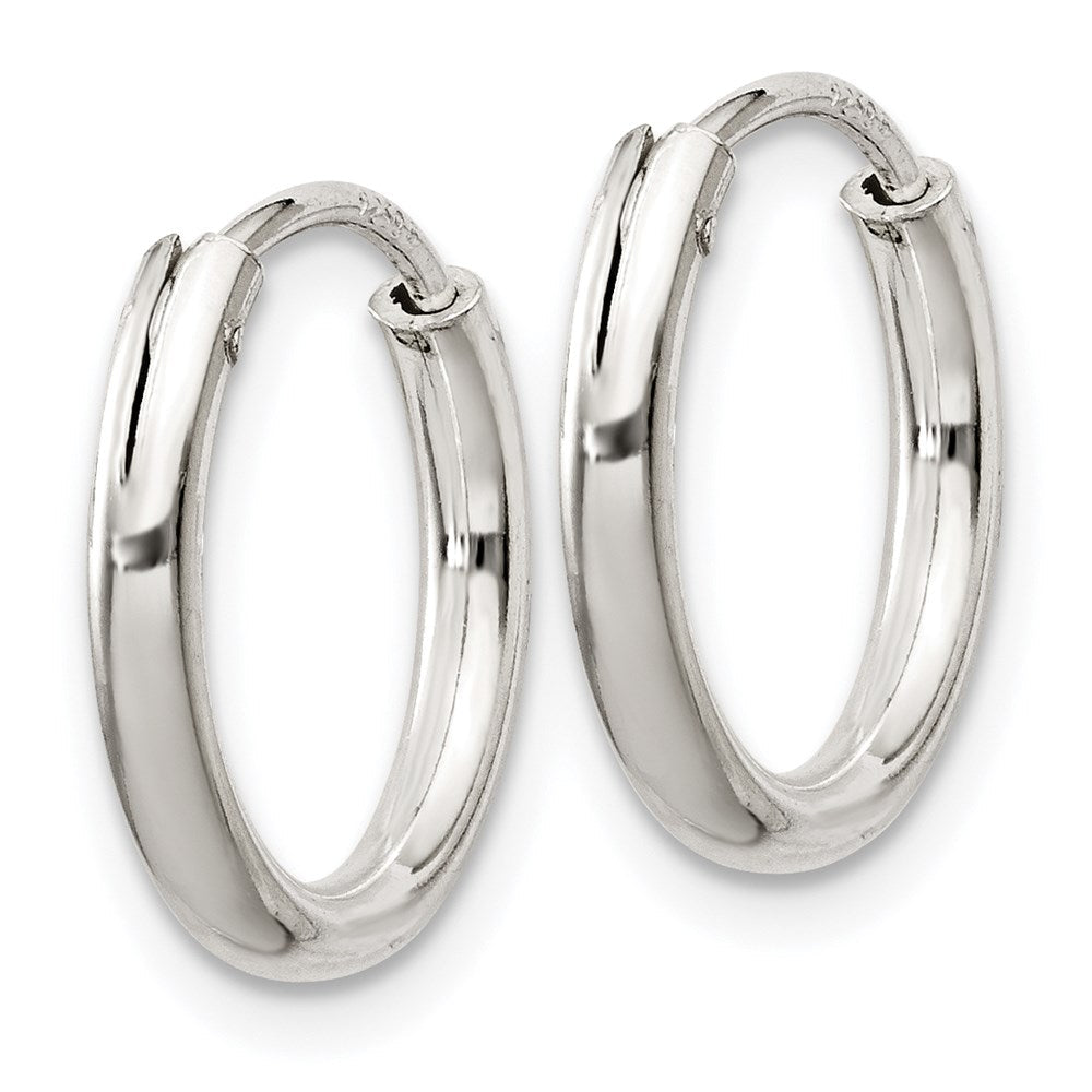 Sterlingsilber 2mm Creolen