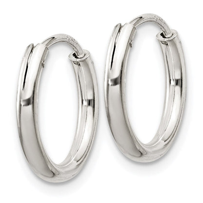Sterlingsilber 2mm Creolen