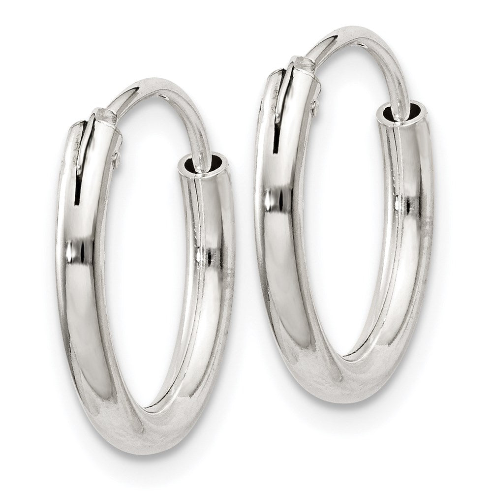 Sterlingsilber 2mm Creolen