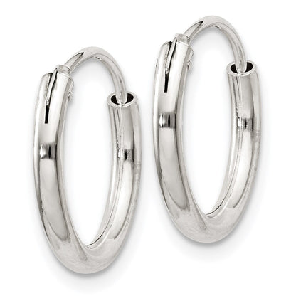 Sterlingsilber 2mm Creolen