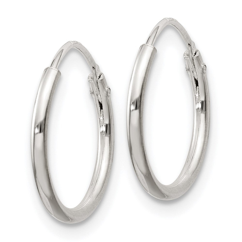 Sterlingsilber 2mm Creolen