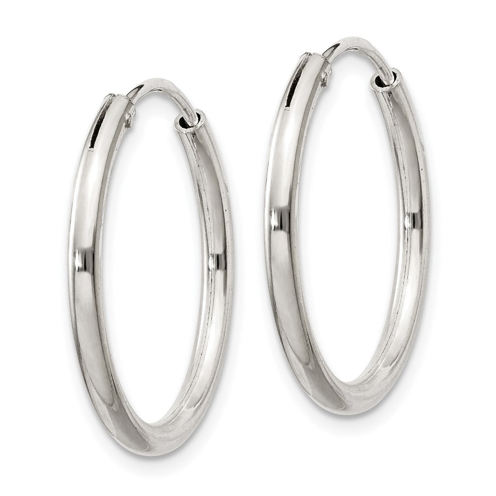 Sterlingsilber 2mm Creolen