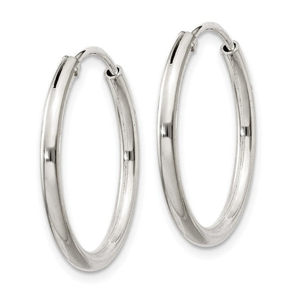 Sterlingsilber 2mm Creolen