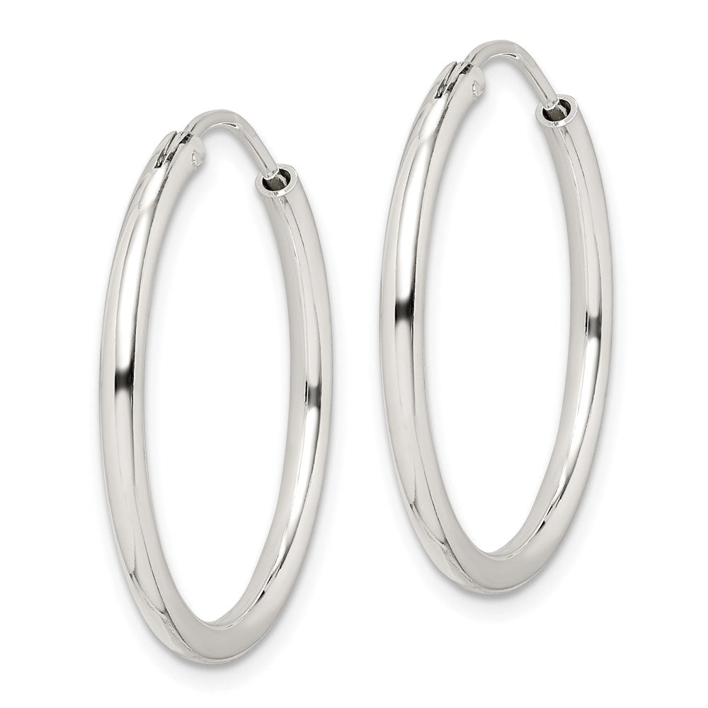 Sterlingsilber 2mm Creolen