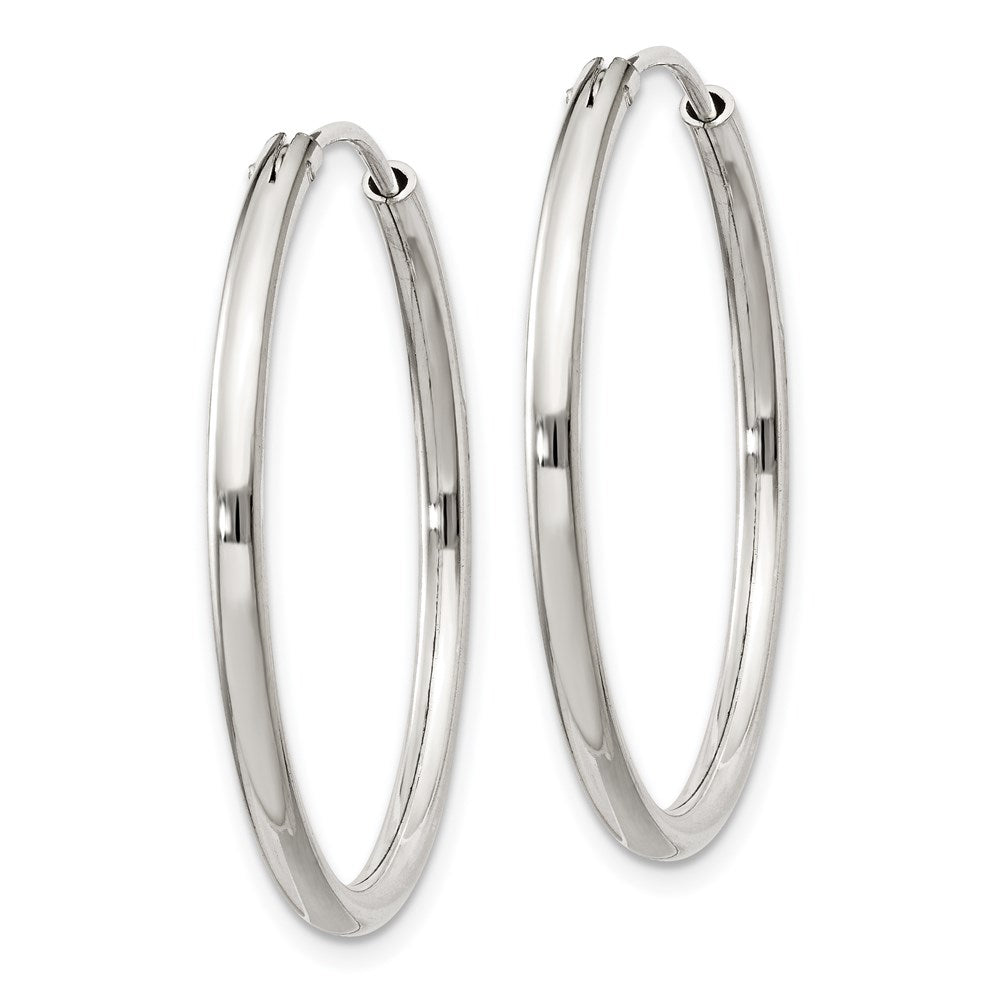Sterlingsilber 2mm Creolen