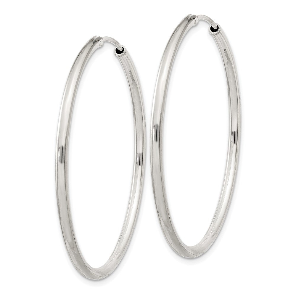 Sterlingsilber 2mm Creolen