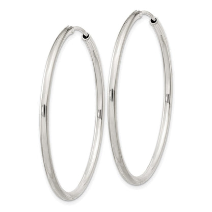 Sterlingsilber 2mm Creolen