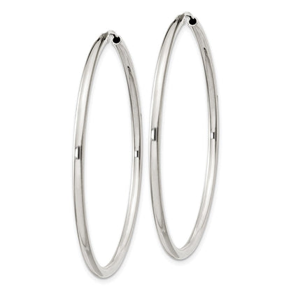 Sterlingsilber 2mm Creolen