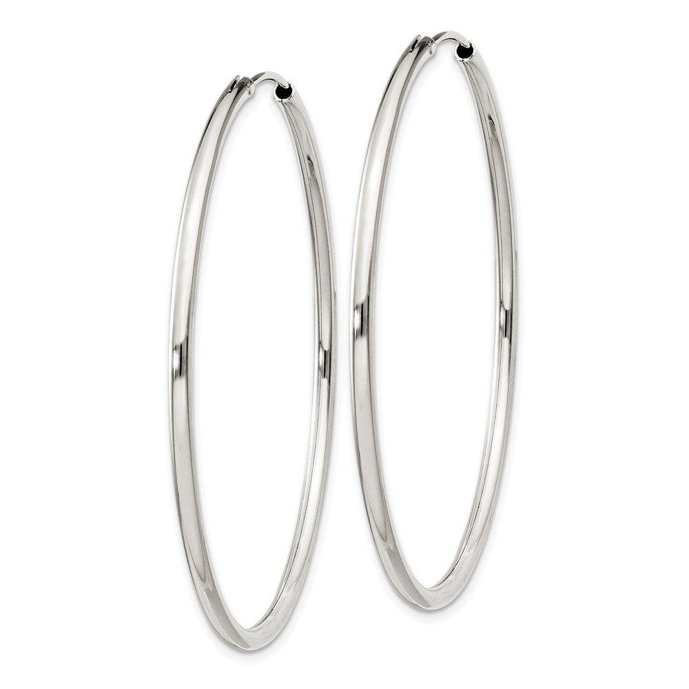 Sterlingsilber 2mm Creolen
