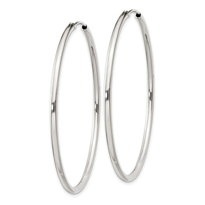 Sterlingsilber 2mm Creolen