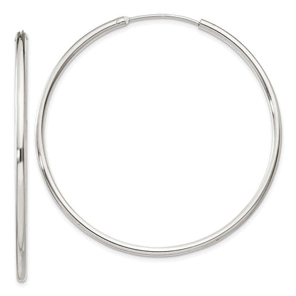 Sterlingsilber 2mm Creolen