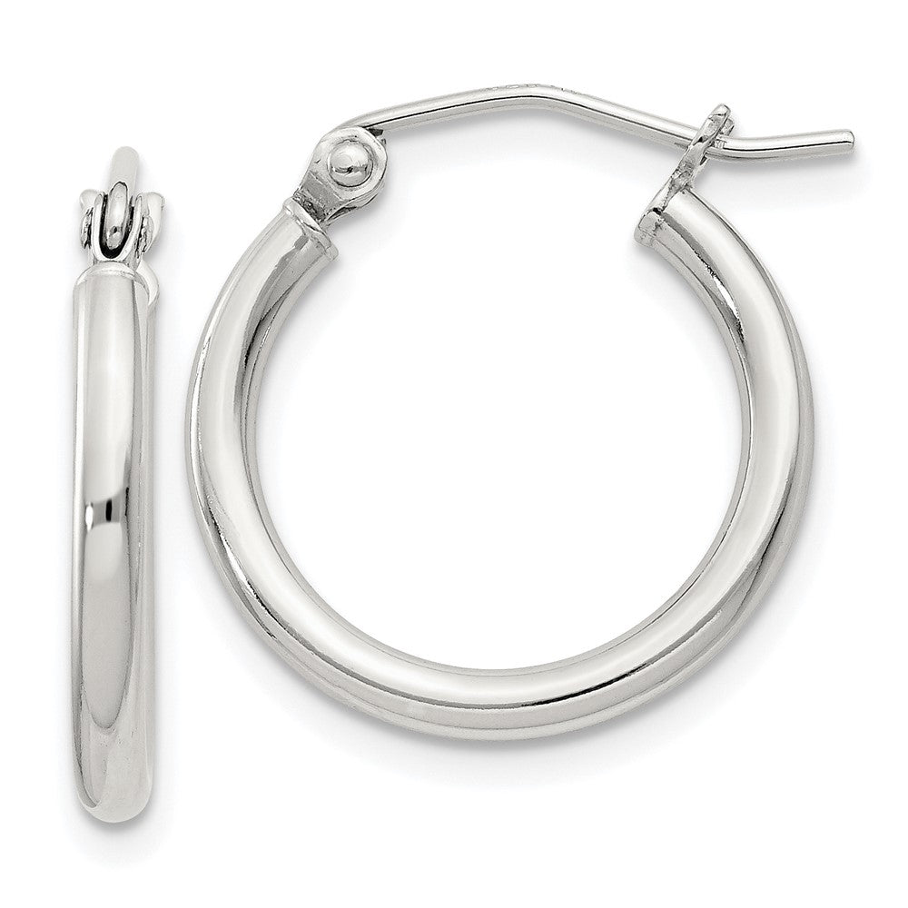 Sterlingsilber 2mm Rund Creolen