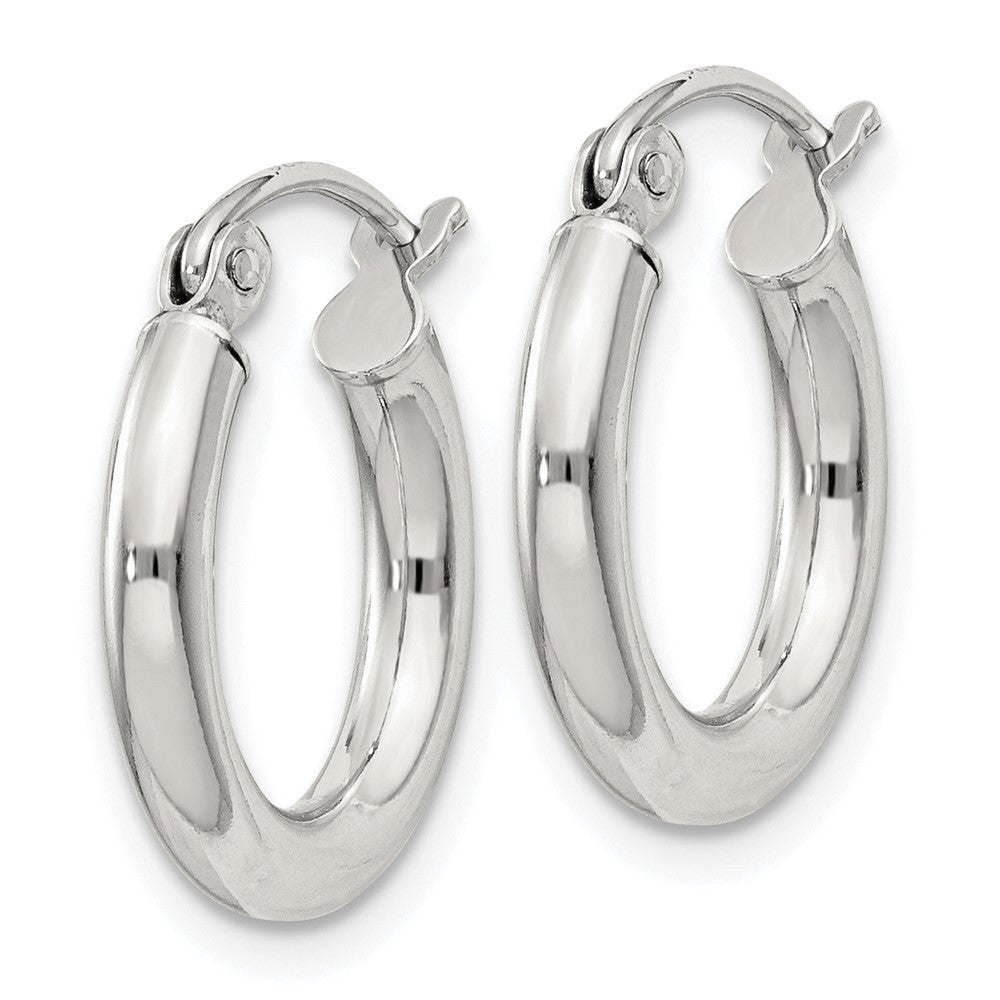 Sterlingsilber 2.5mm Rund Creolen