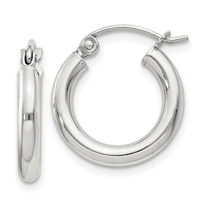 Sterlingsilber 2.5mm Rund Creolen