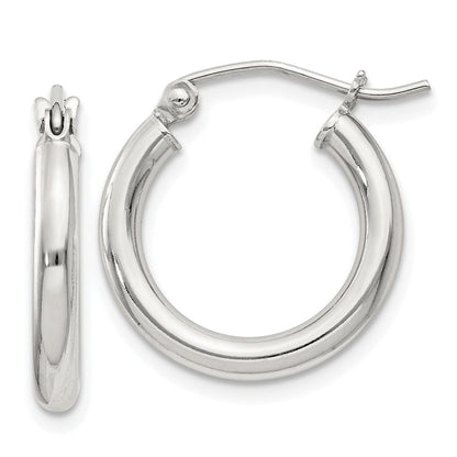 Sterlingsilber 2.5mm Rund Creolen