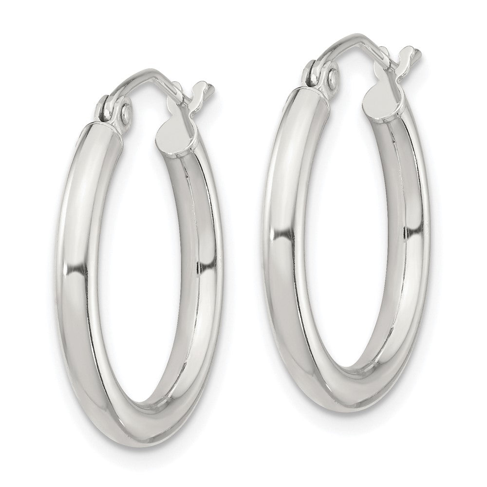 Sterlingsilber 2.5mm Rund Creolen