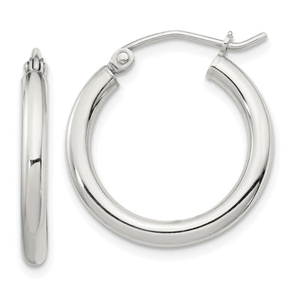 Sterlingsilber 2.5mm Rund Creolen