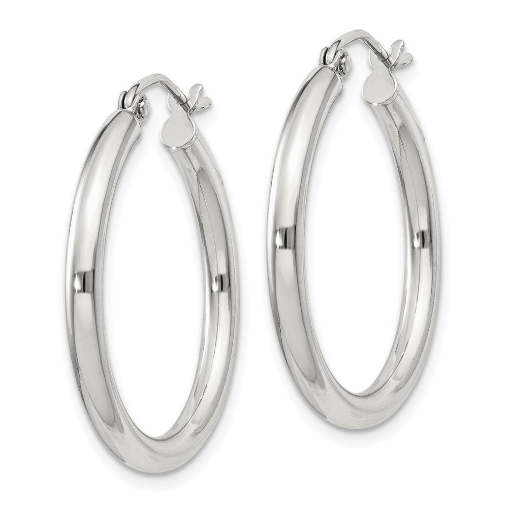 Sterlingsilber 2.5mm Rund Creolen