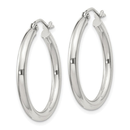 Sterlingsilber 2.5mm Rund Creolen
