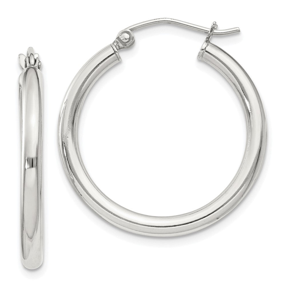 Sterlingsilber 2.5mm Rund Creolen