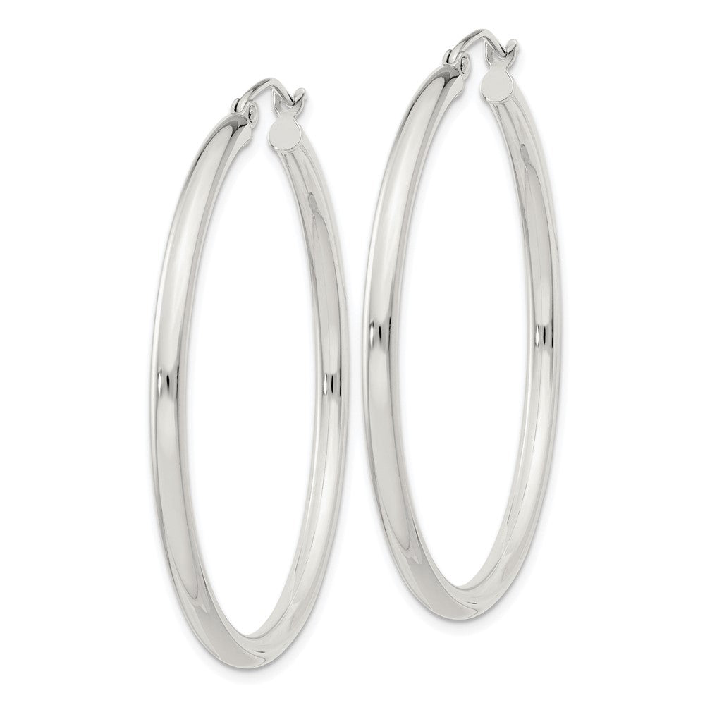 Sterlingsilber 2.5mm Rund Creolen