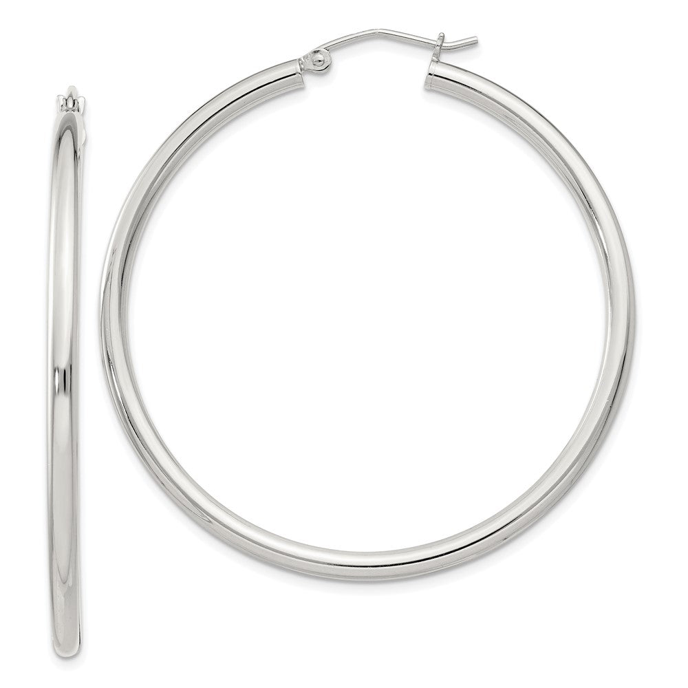 Sterlingsilber 2.5mm Rund Creolen