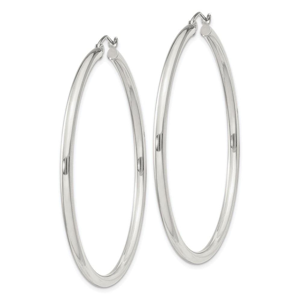 Sterlingsilber 2.5mm Rund Creolen