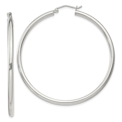 Sterlingsilber 2.5mm Rund Creolen