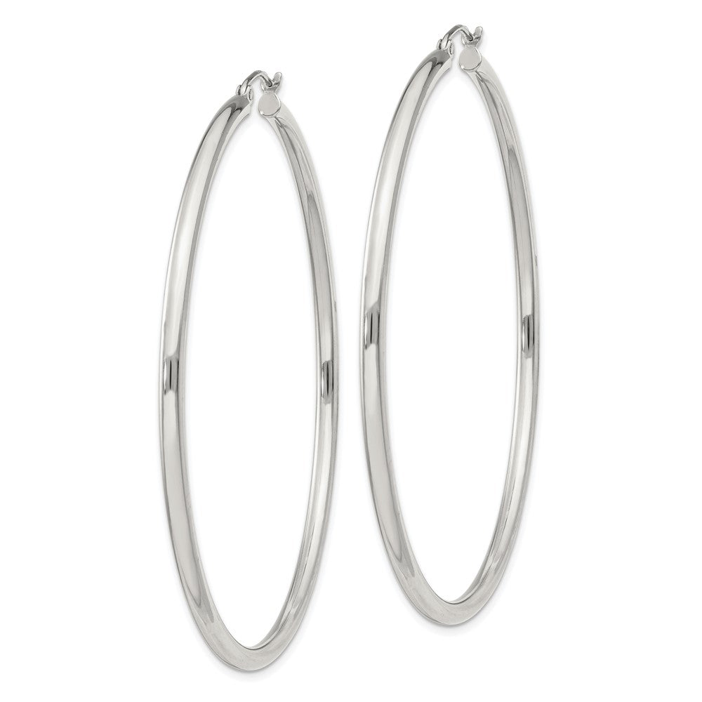 Sterlingsilber 2.5mm Rund Creolen