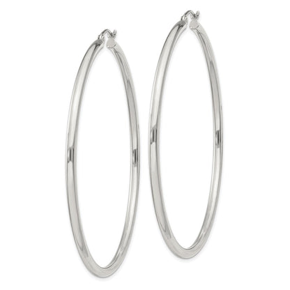 Sterlingsilber 2.5mm Rund Creolen