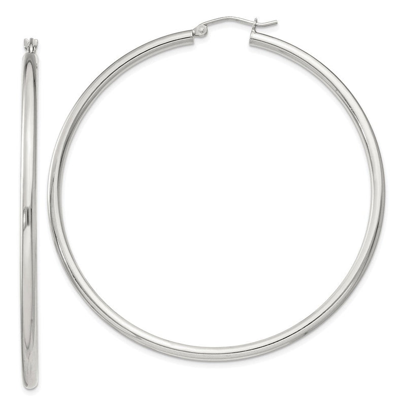 Sterlingsilber 2.5mm Rund Creolen