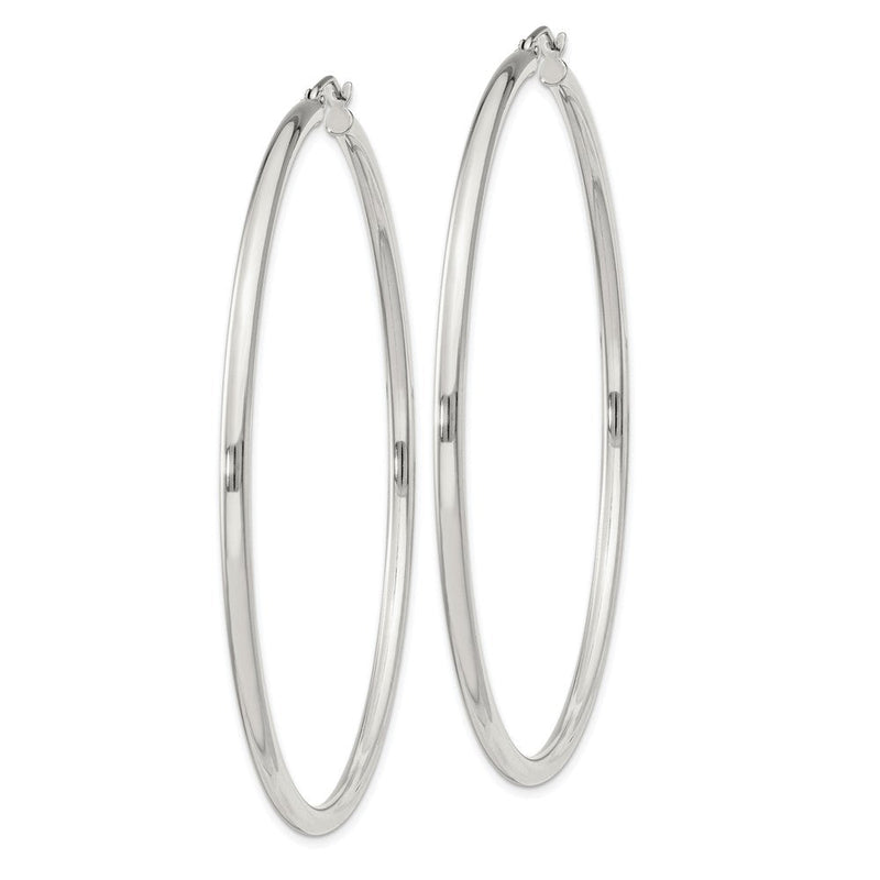 Sterlingsilber 2.5mm Rund Creolen