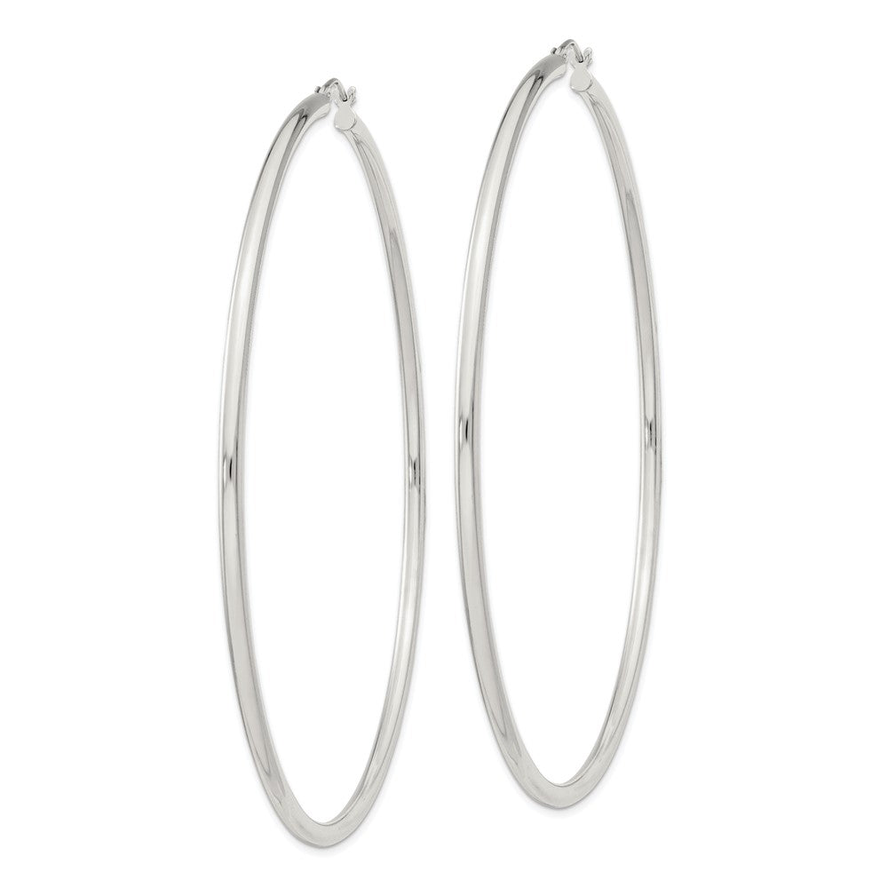 Sterlingsilber 2.5mm Rund Creolen