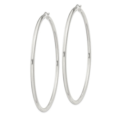 Sterlingsilber 3mm Rund Creolen