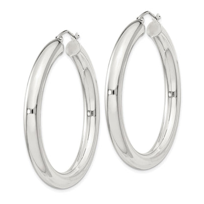 Sterlingsilber 5mm Rund Creolen