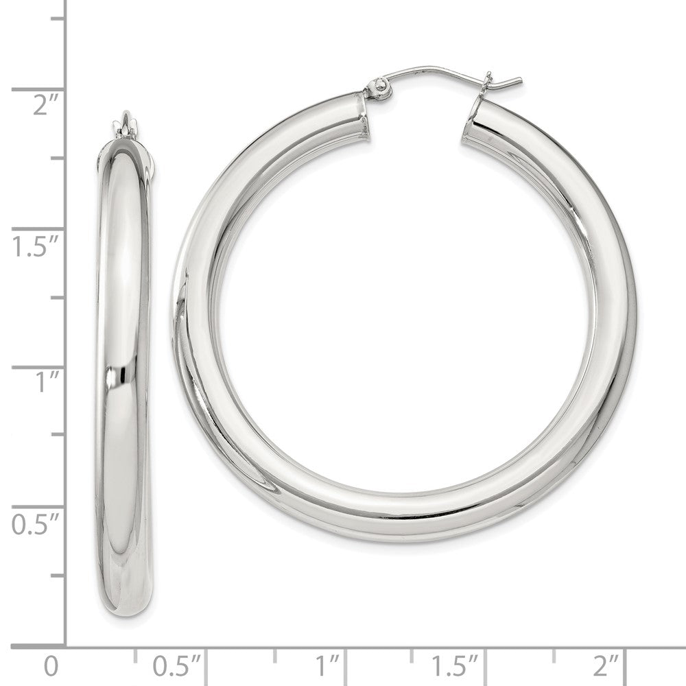 Sterlingsilber 5mm Rund Creolen