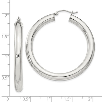 Sterlingsilber 5mm Rund Creolen