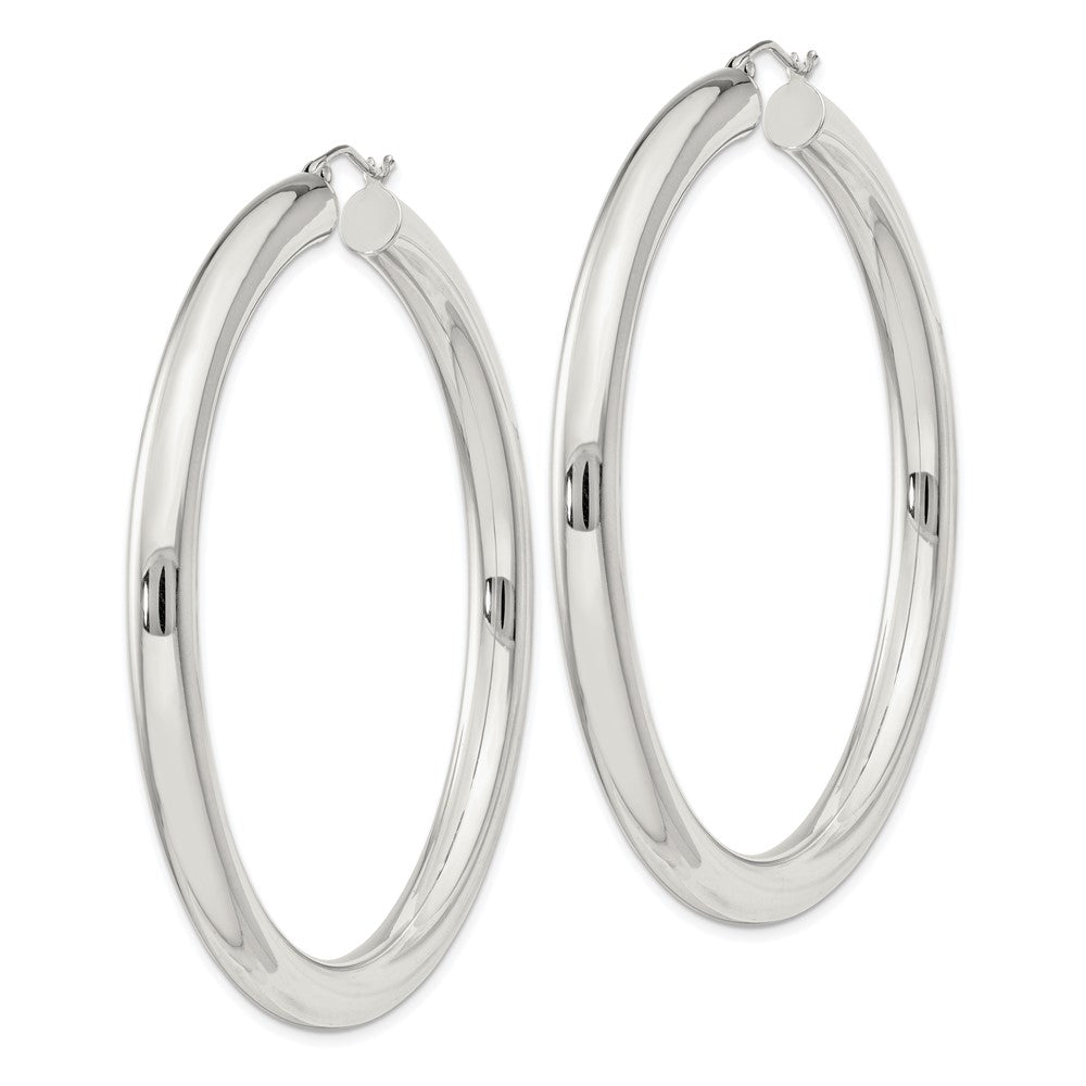 Sterlingsilber 5mm Rund Creolen