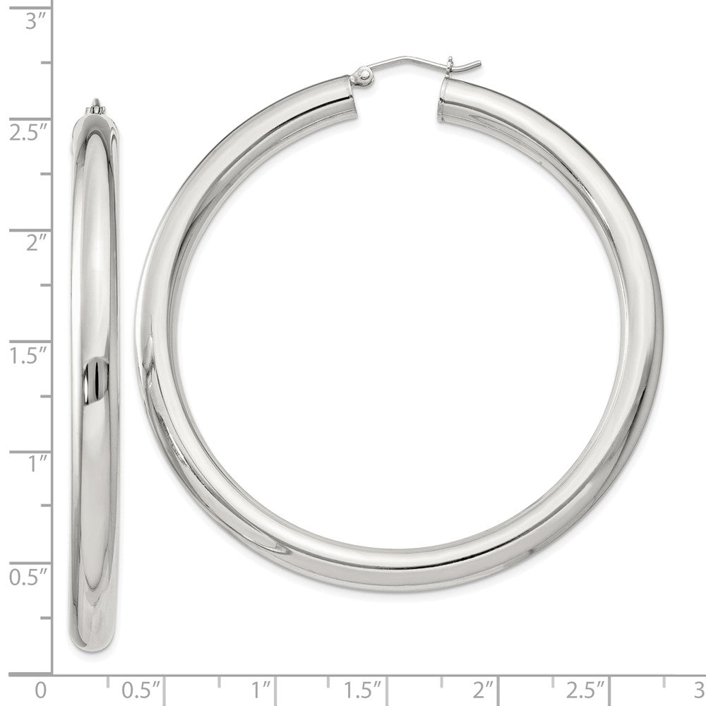 Sterlingsilber 5mm Rund Creolen