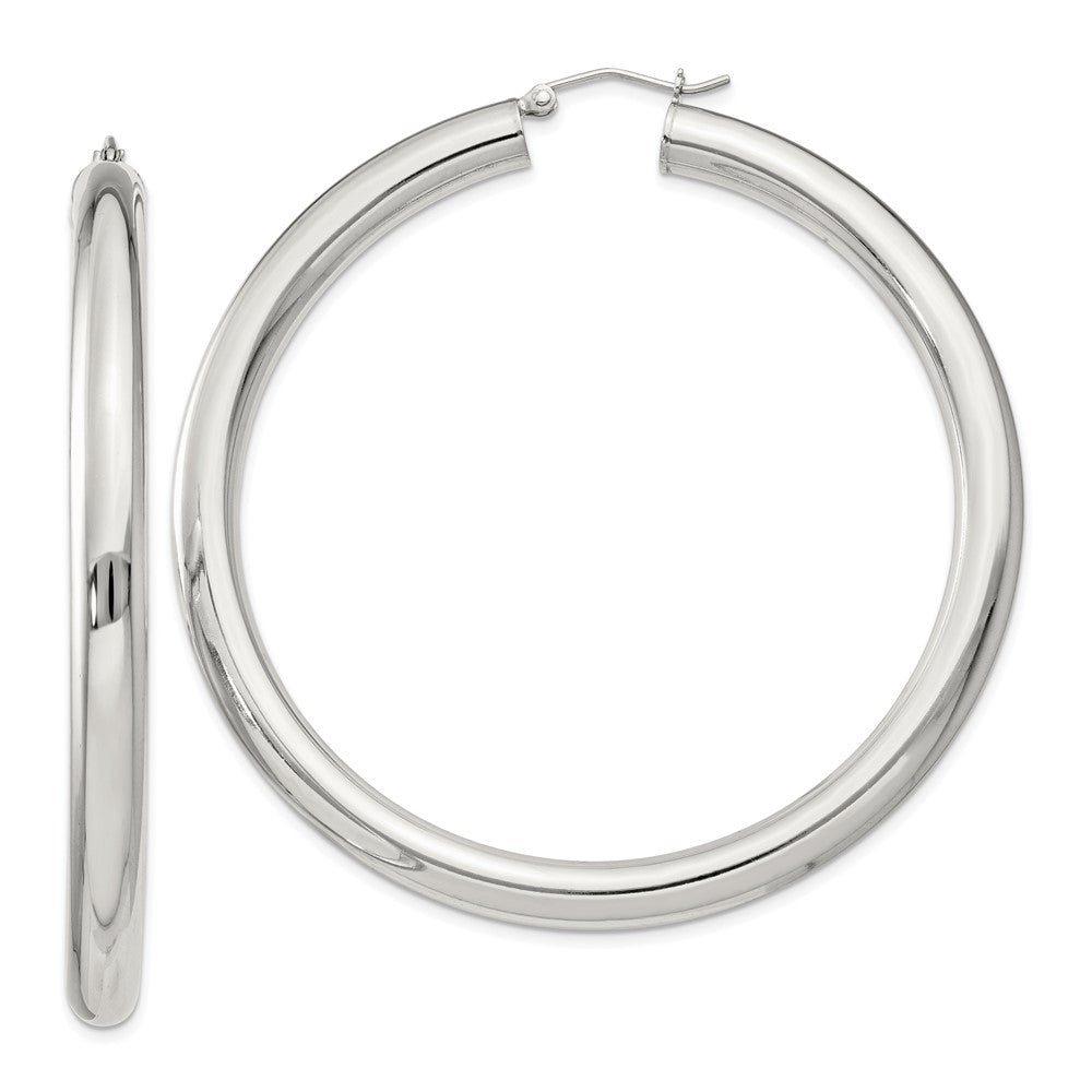 Sterlingsilber 5mm Rund Creolen