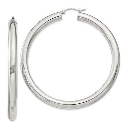Sterlingsilber 5mm Rund Creolen