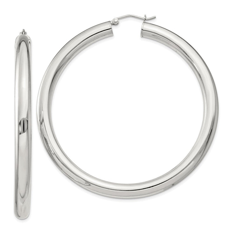 Sterlingsilber 5mm Rund Creolen