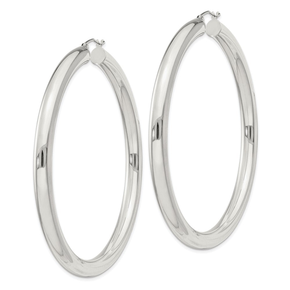 Sterlingsilber 5mm Rund Creolen