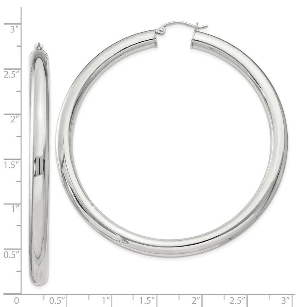 Sterlingsilber 5mm Rund Creolen