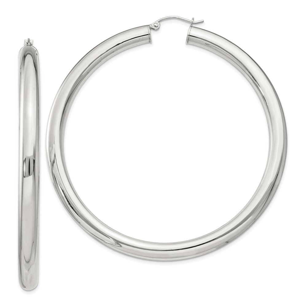 Sterlingsilber 5mm Rund Creolen
