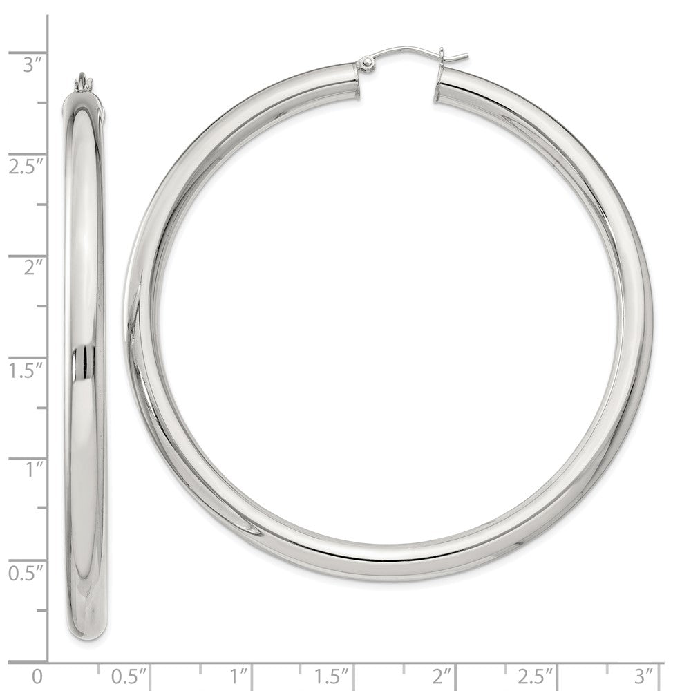 Sterlingsilber 5mm Rund Creolen