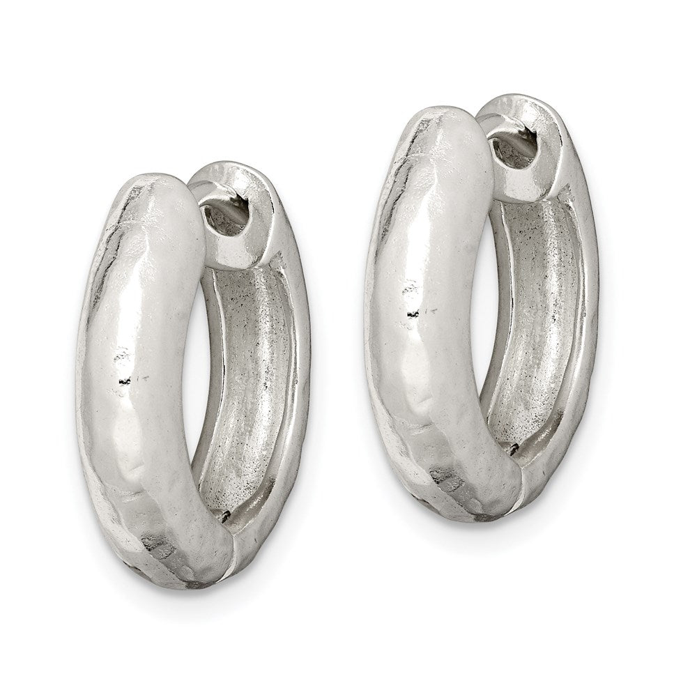 Sterlingsilber Klappbar Creolen