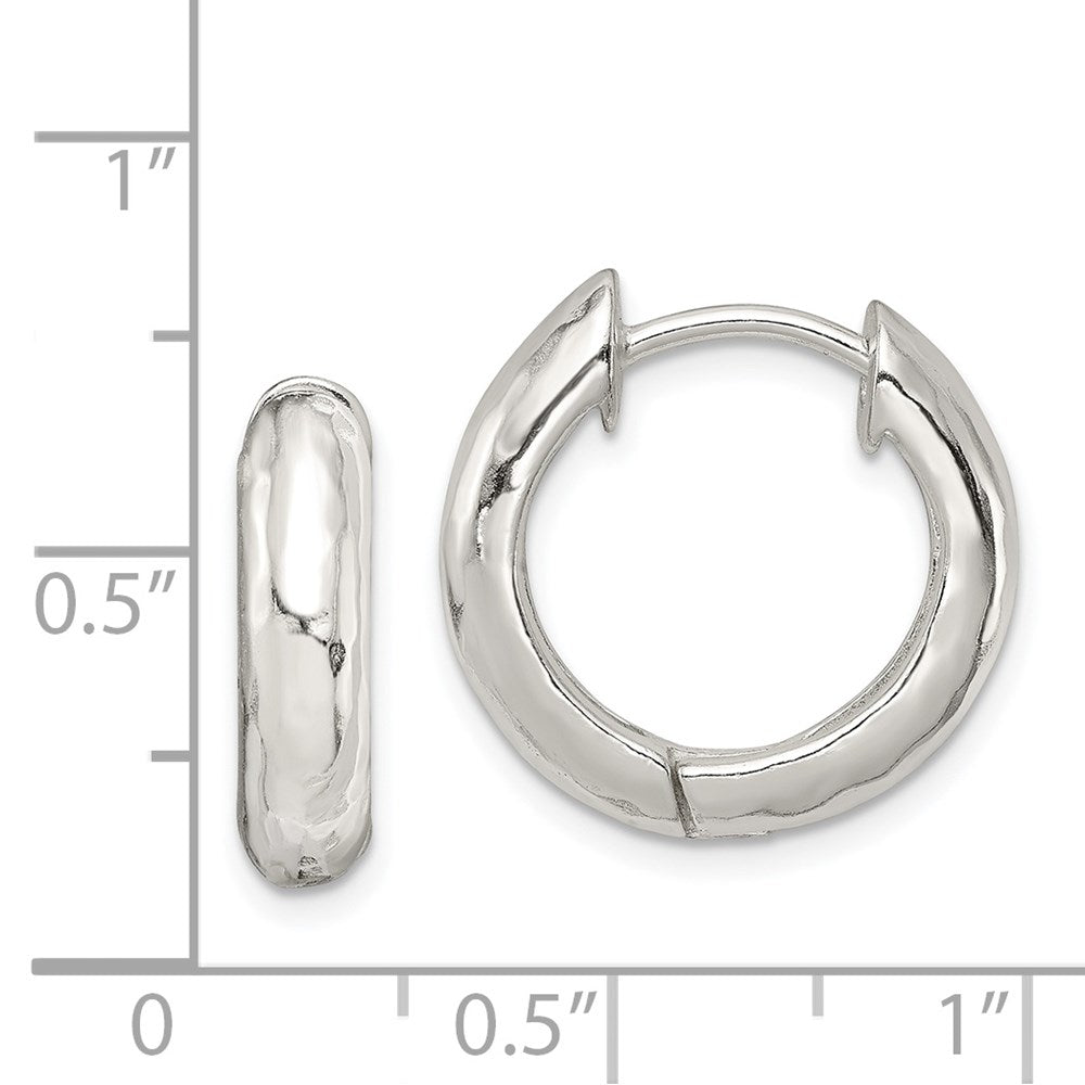 Sterlingsilber Klappbar Creolen