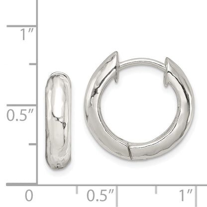 Sterlingsilber Klappbar Creolen